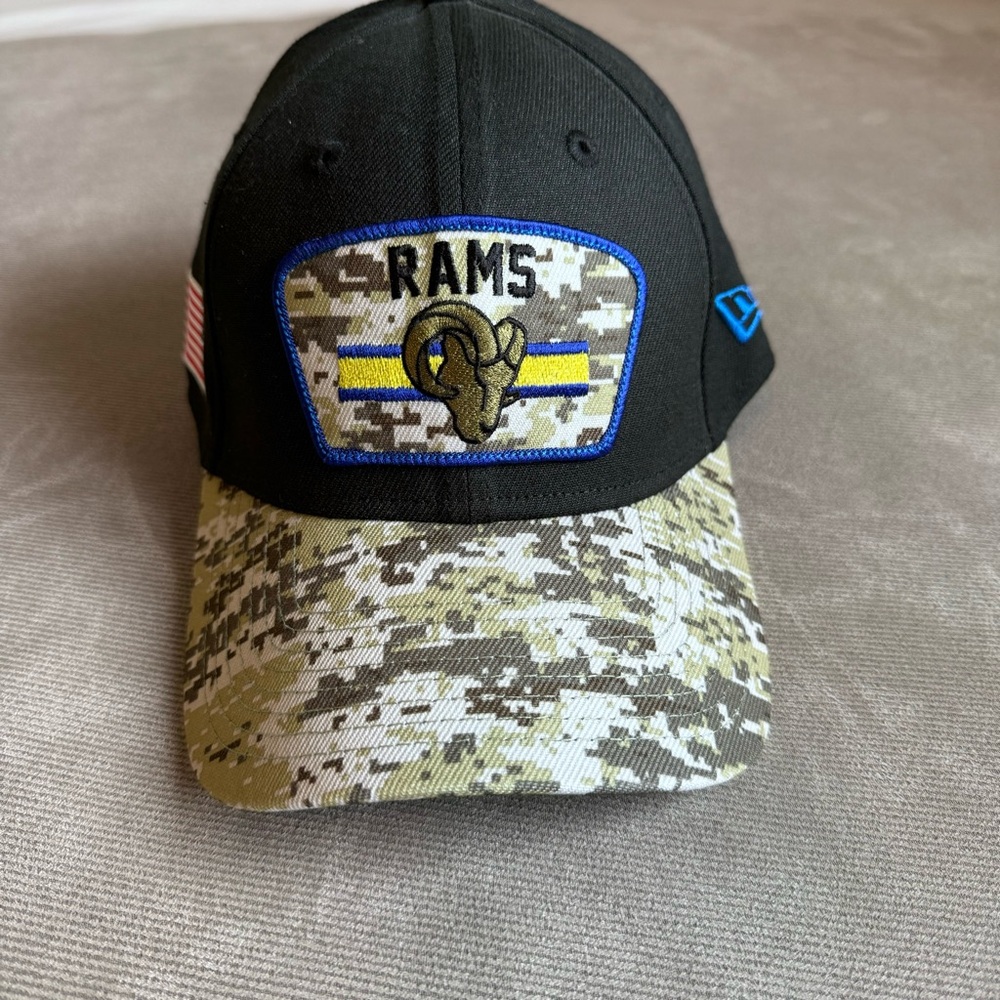 Los Angeles Rams NFL New Era 59 Fifty Salute To The Service Mens M/L